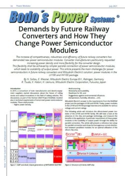 Demands by Future Railway Converters and How They Change Power Semiconductor Modules