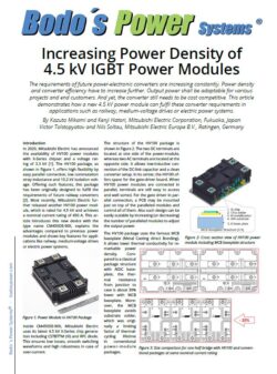 Increasing Power Density of 4.5 kV IGBT Power Modules